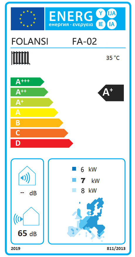 Folansi FA-02 - energetický štítok
